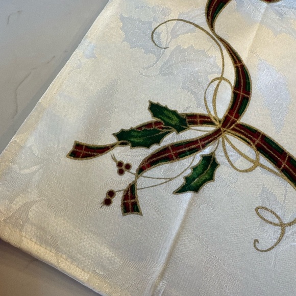 NWT Lenox Holiday Nouveau Napkin SET OF 5 Cotton/Poly - Picture 2 of 8